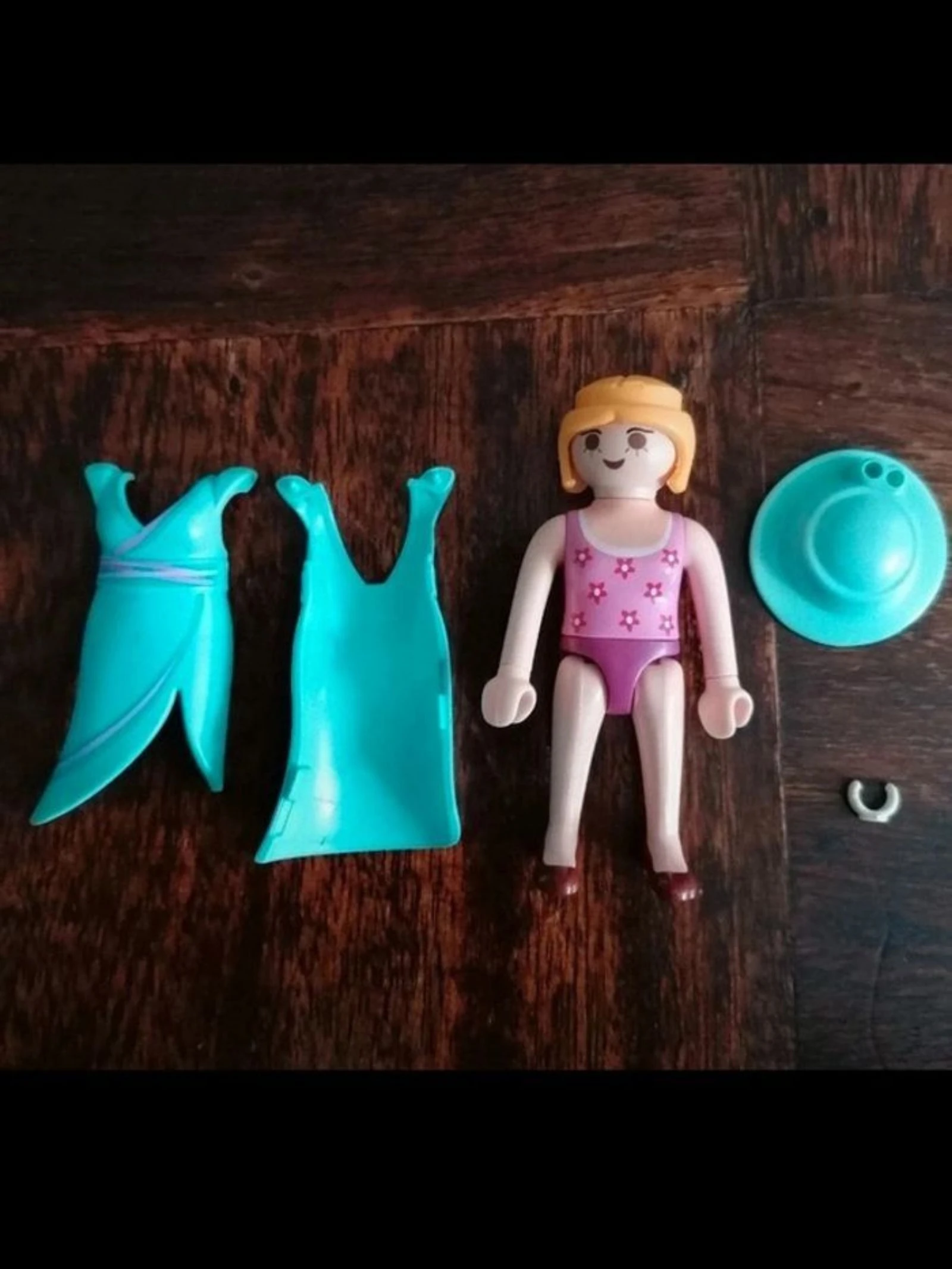 Figuur vrouw met afneembare jurk en hoed Playmobil – photo 2